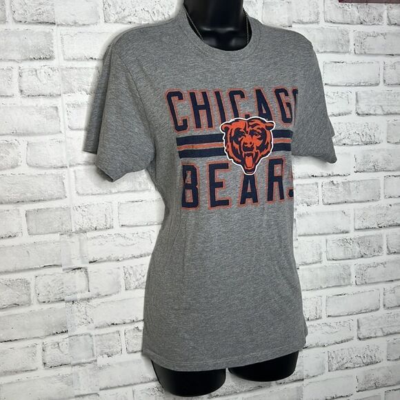 CHICAGO BEARS '47 BRAND SLATE ADULT GREY T-SHIRT Size Small - Picture 2 of 5